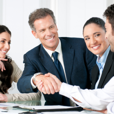 Business handshake to seal a deal buy and sell IP addresses